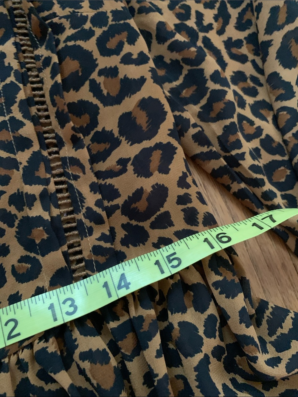 Sheer Leopard Print Babydoll Dress 8/10 - Picture 10 of 16